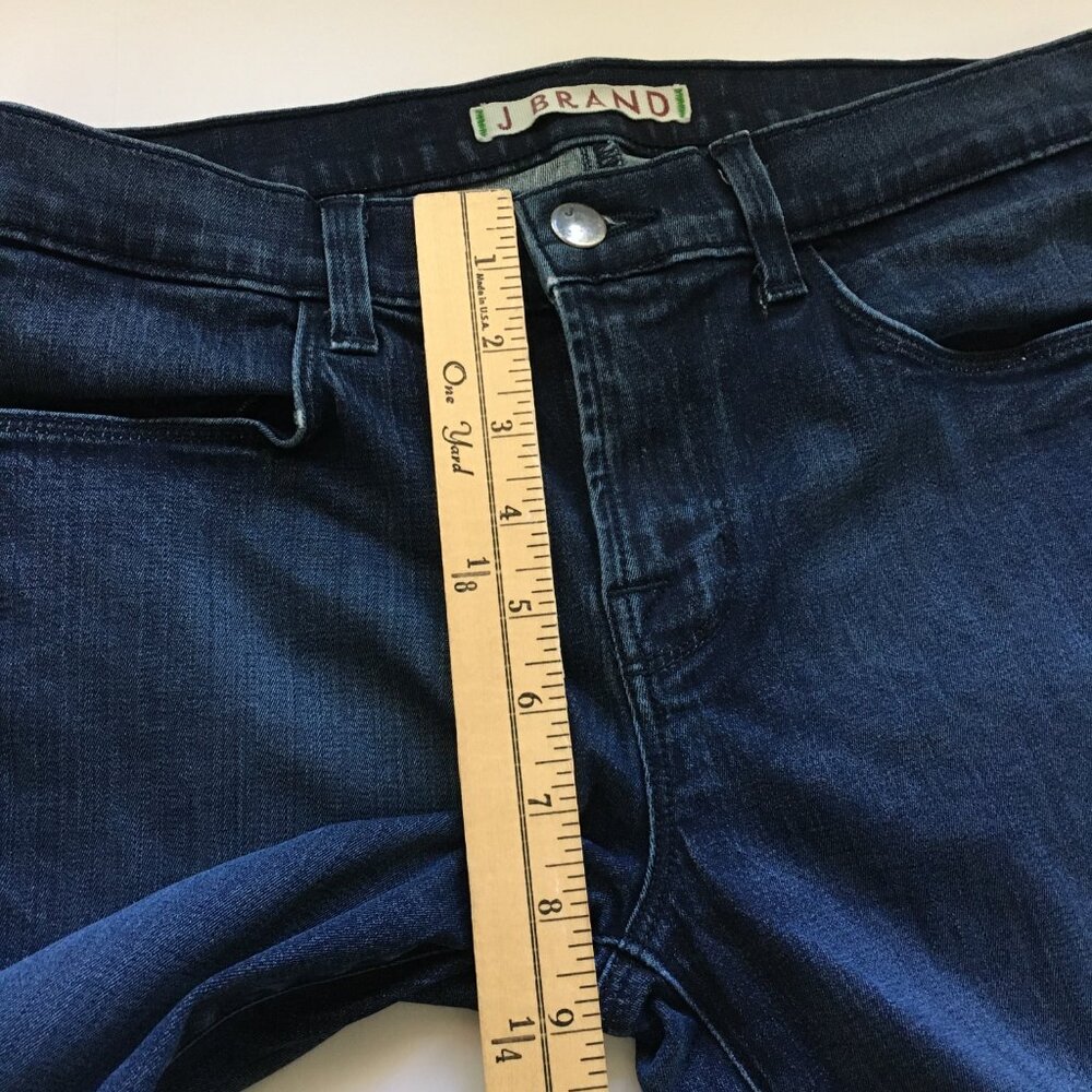 J Brand Majestic Super Skinny Jean Womens 28 Dark Wash Denim Stretch - Picture 11 of 14